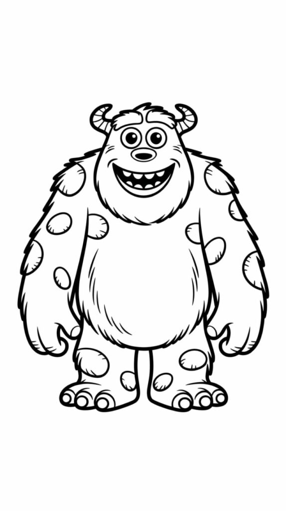 kleurplaat monsters inc