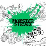 kleurplaat monstertruck ft
