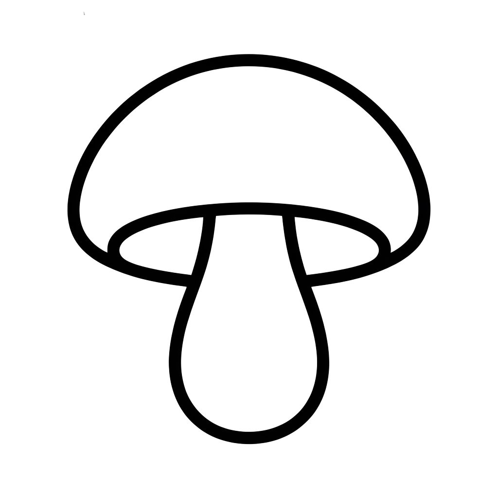 kleurplaat paddestoel printen