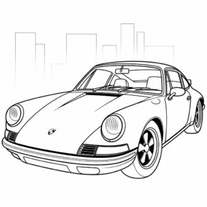 porsche 911 gt3 rs coloring pages