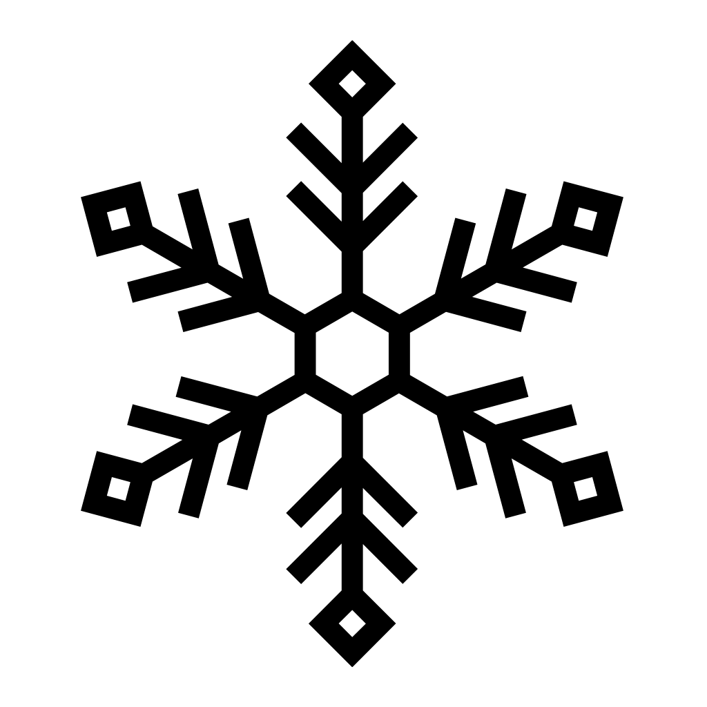 kleurplaat sneeuwvlok printen