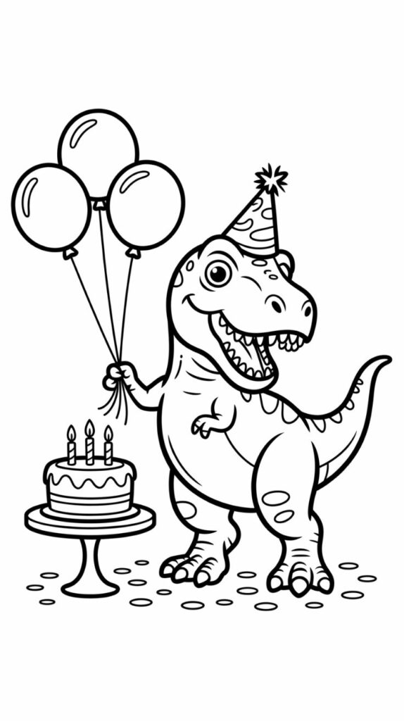 coloriage de t rex