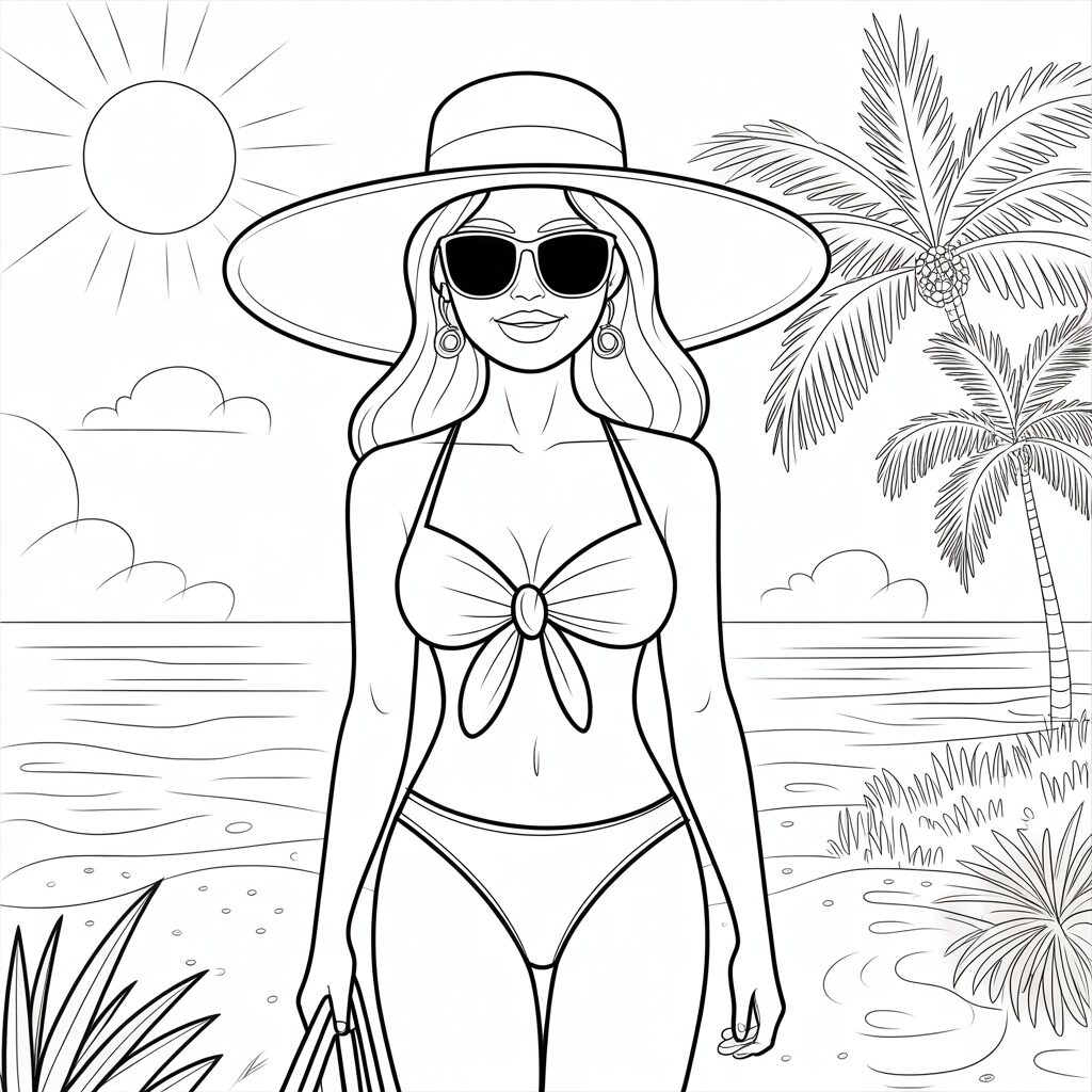 kleurplaat topmodel zeemeermin