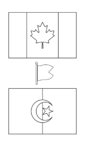 american flag' coloring page