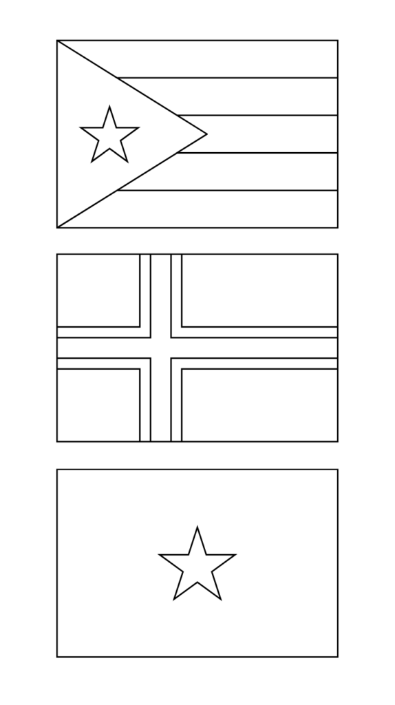 kleurplaat vlag nederland