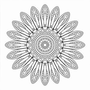 desenho para colorir girassol