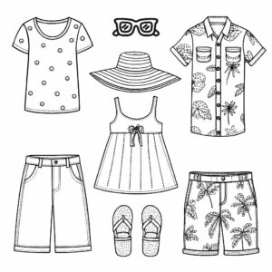 kleurplaten kleding