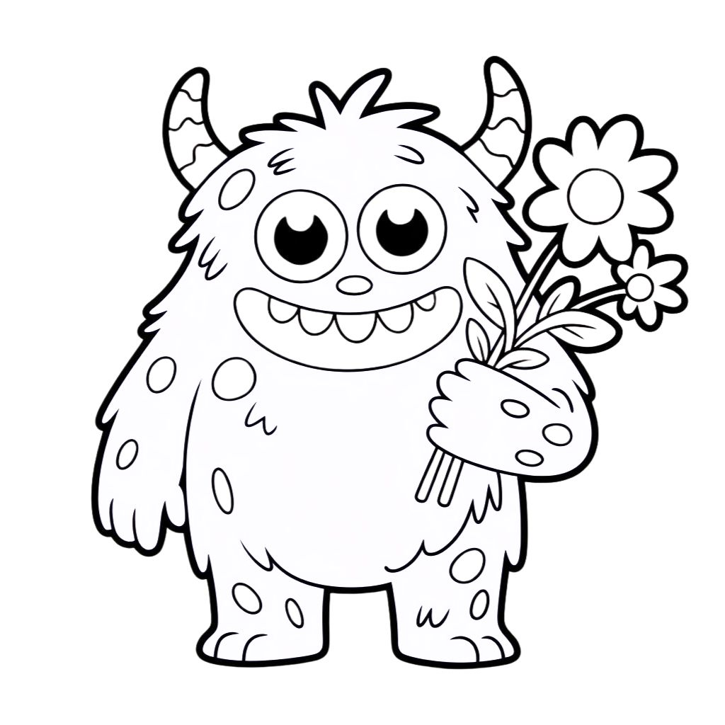 kleurplaten monsters