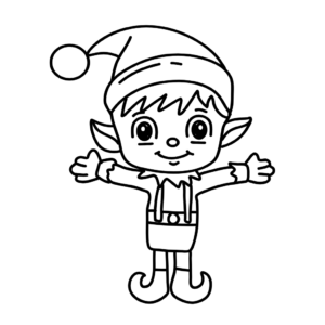 elfo disegno facile