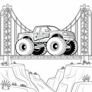 monstertruck kleurplaten