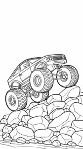 monstertruck tekenen