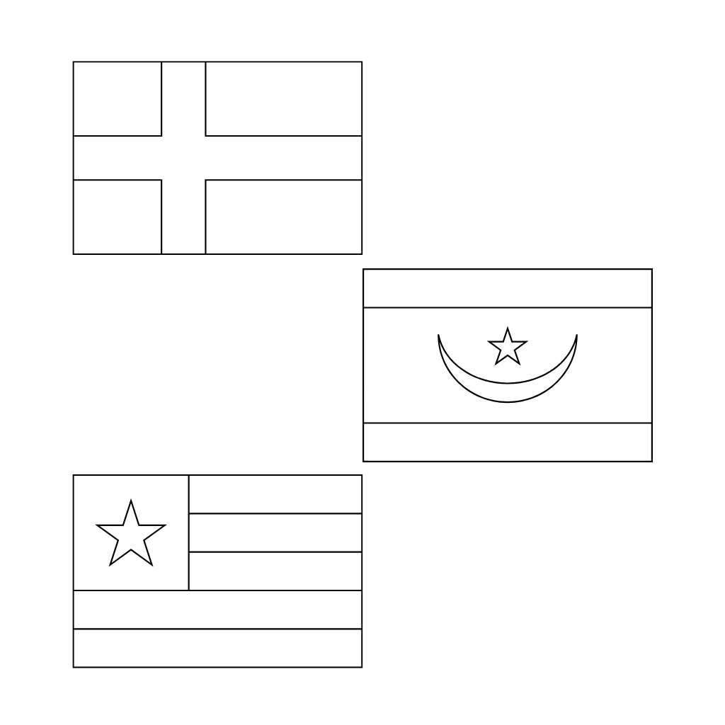 nederlandse vlag kleurplaat