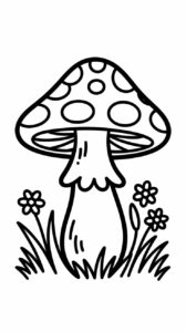 paddestoel tekening