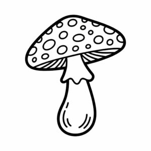 funghi disegni da colorare