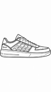 scarpe da colorare