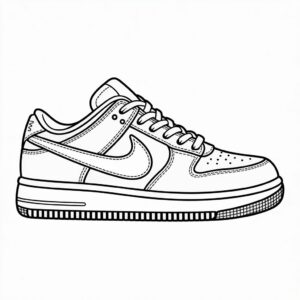 schoen tekenen nike
