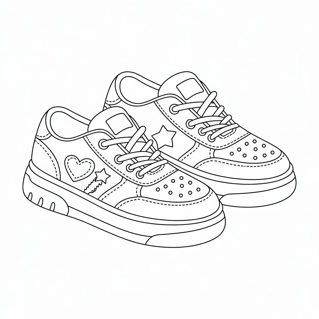schoenen tekening