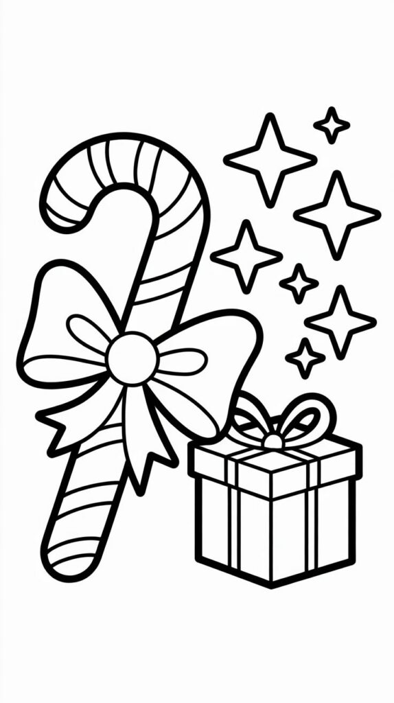 sinterklaas cadeau tekening