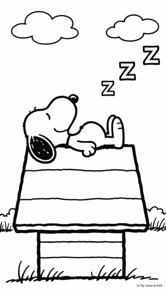 snoopy dessin animé - AZkleur