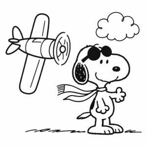 snoopy dessin