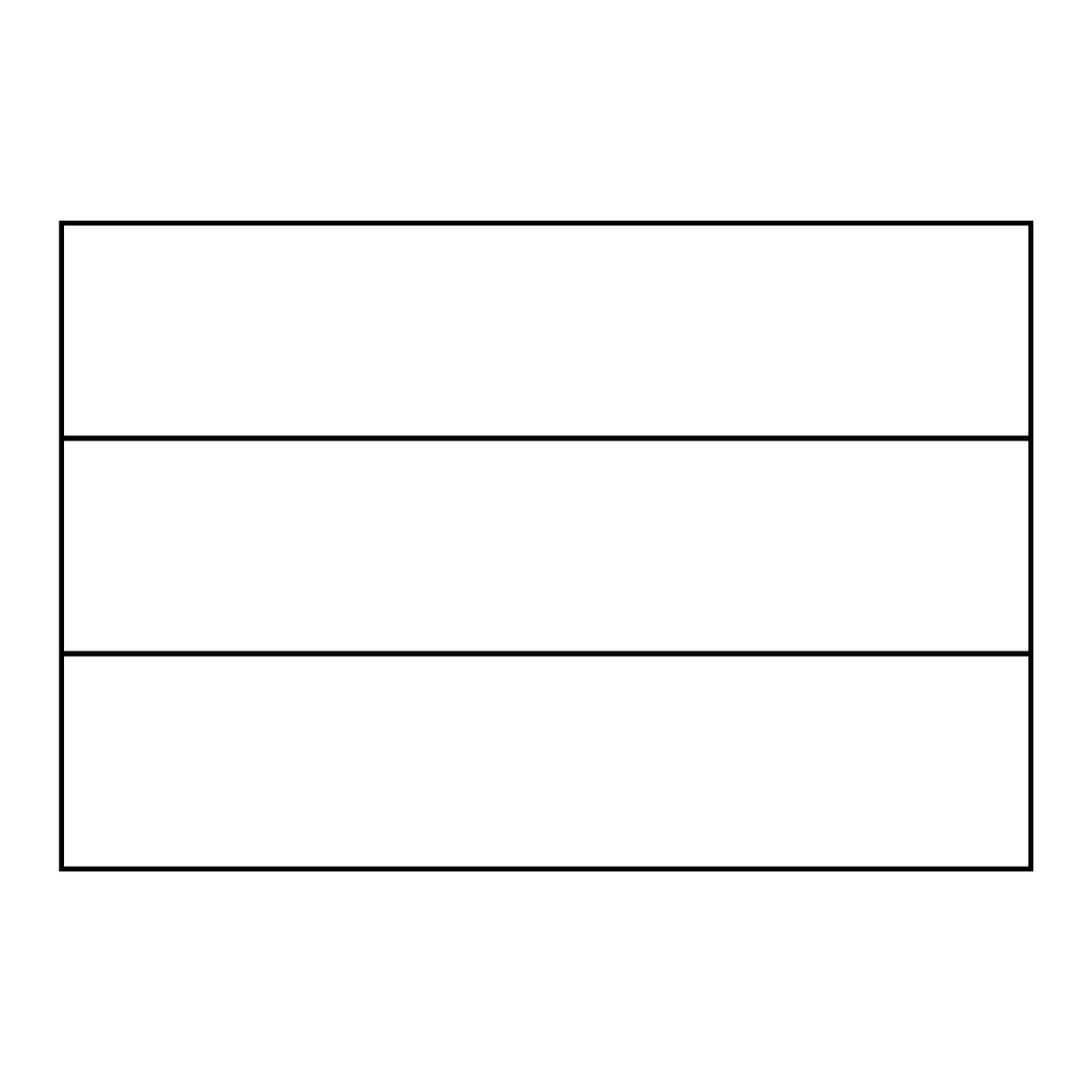 spaanse vlag tekenen