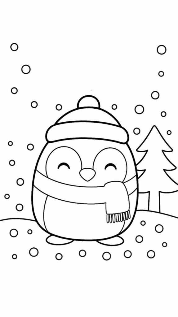 squishmallow color pages