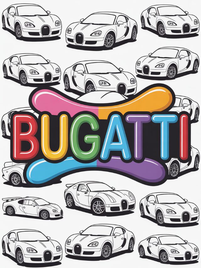 Bugatti Kleurplaat