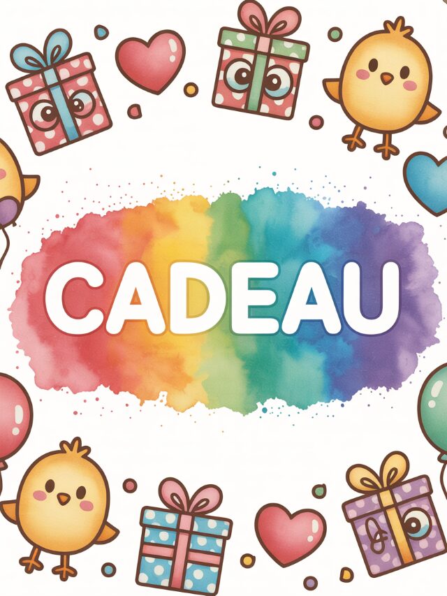 Cadeau Kleurplaat