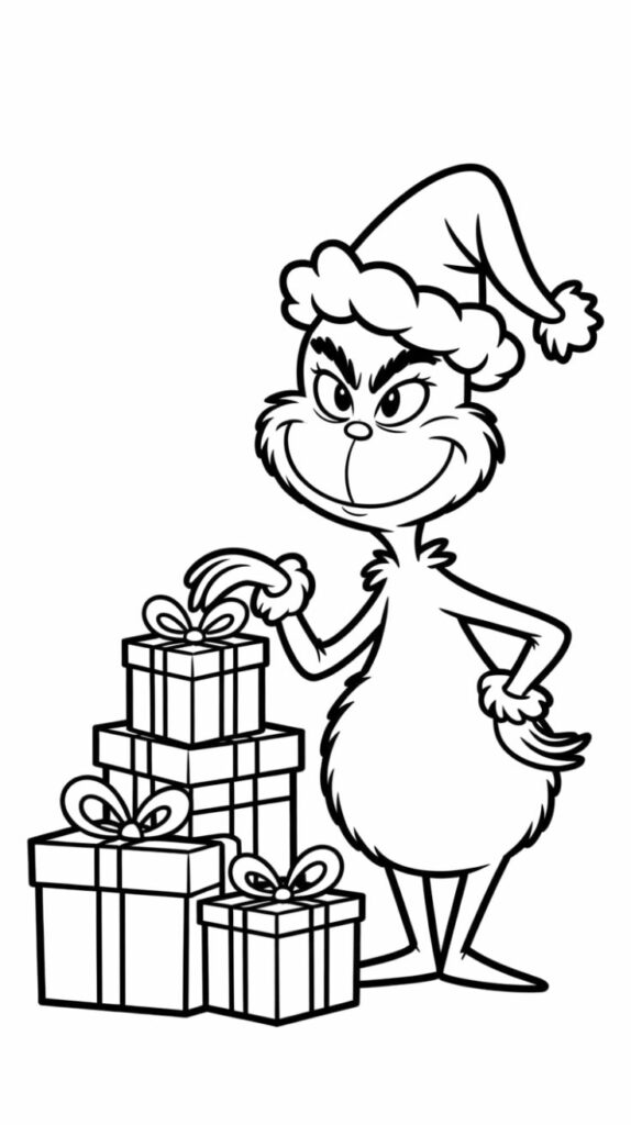 tekenen grinch