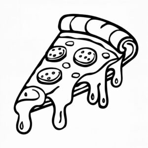tekenen pizza