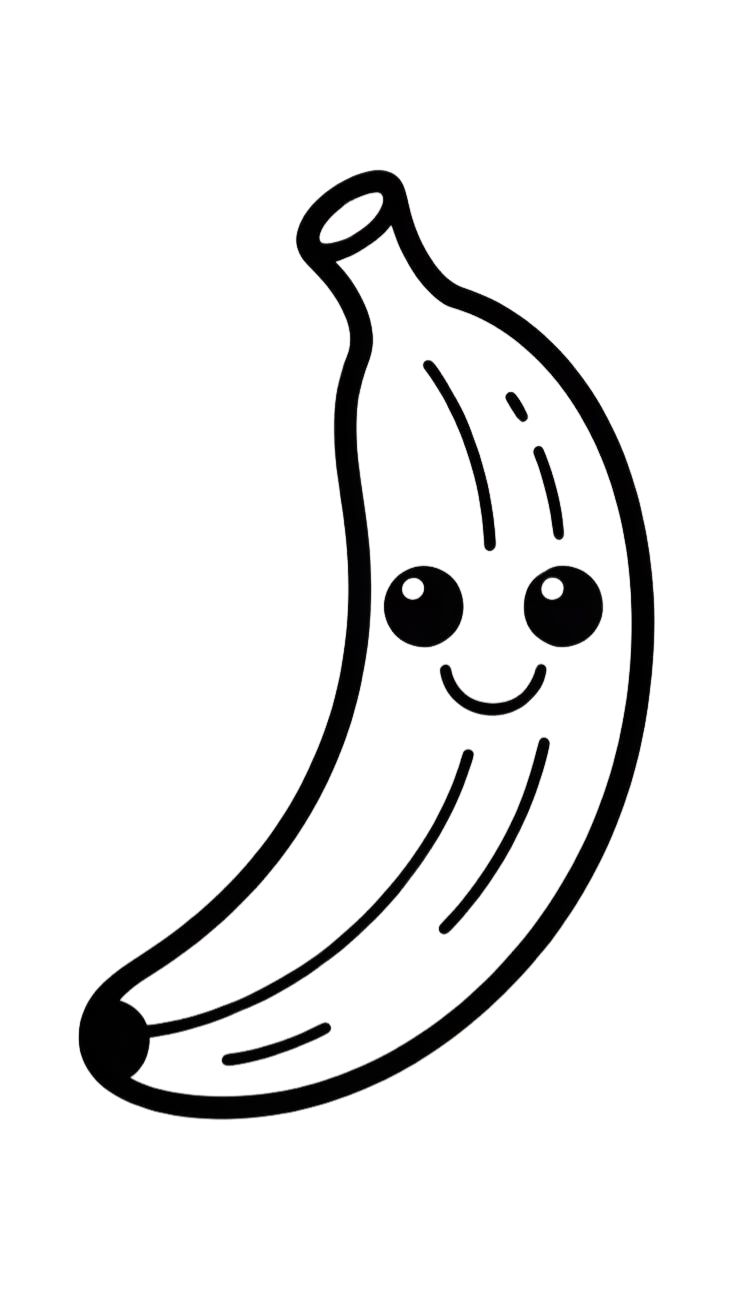 tekening banaan