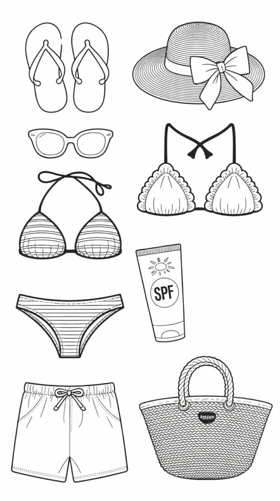 tekeningen kleding
