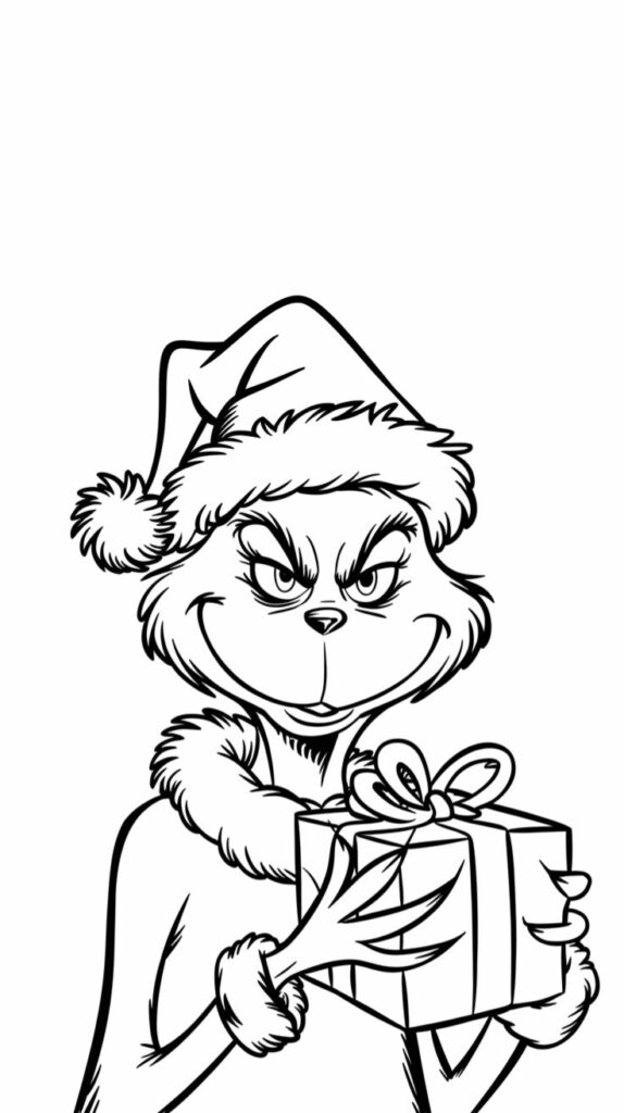 the grinch tekenen