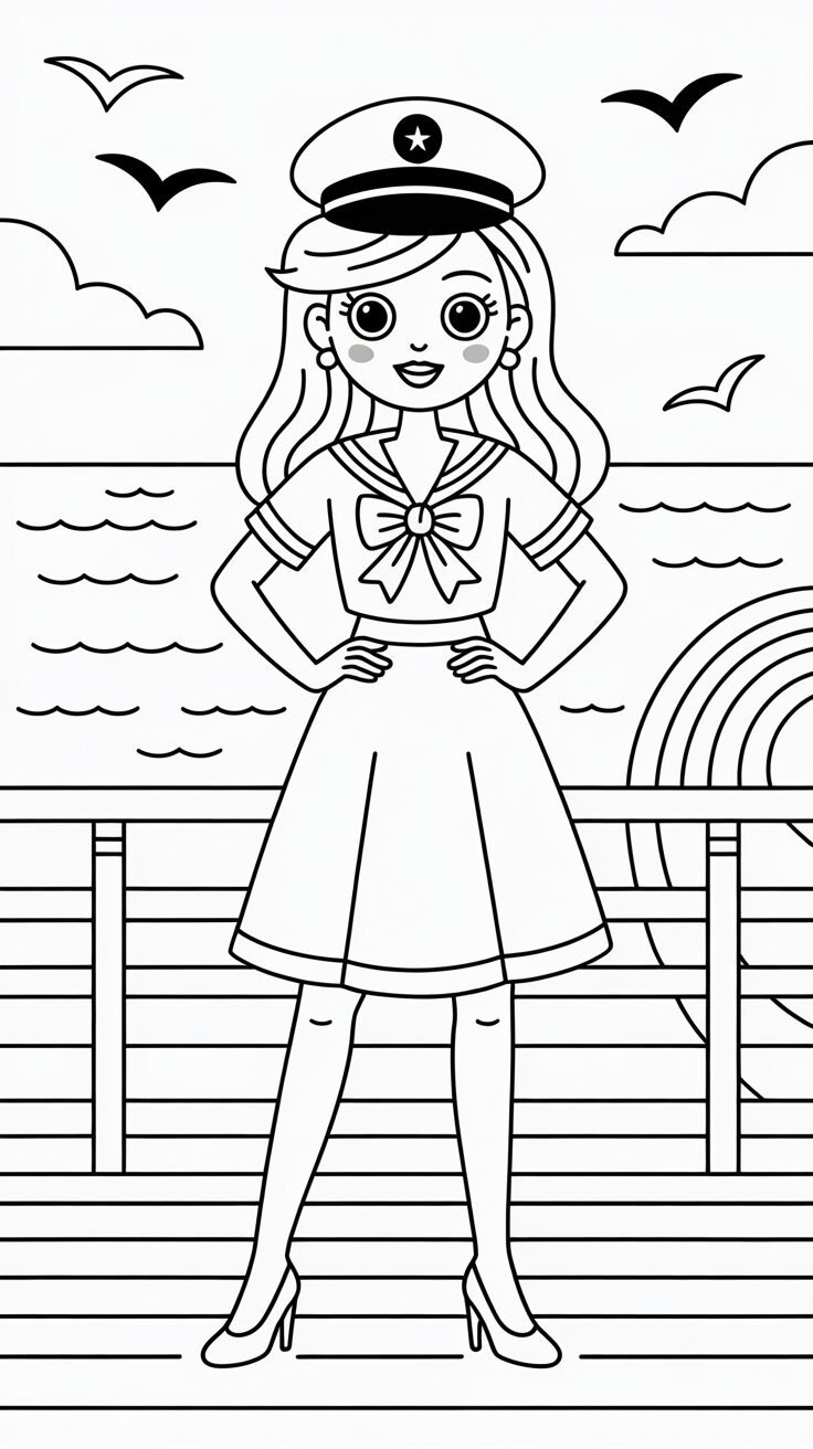 topmodel kleurplaten