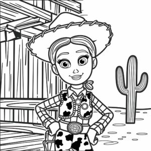 ausmalbilder jessie toy story