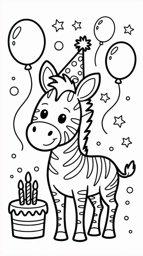 zebra hoofd tekenen makkelijk
