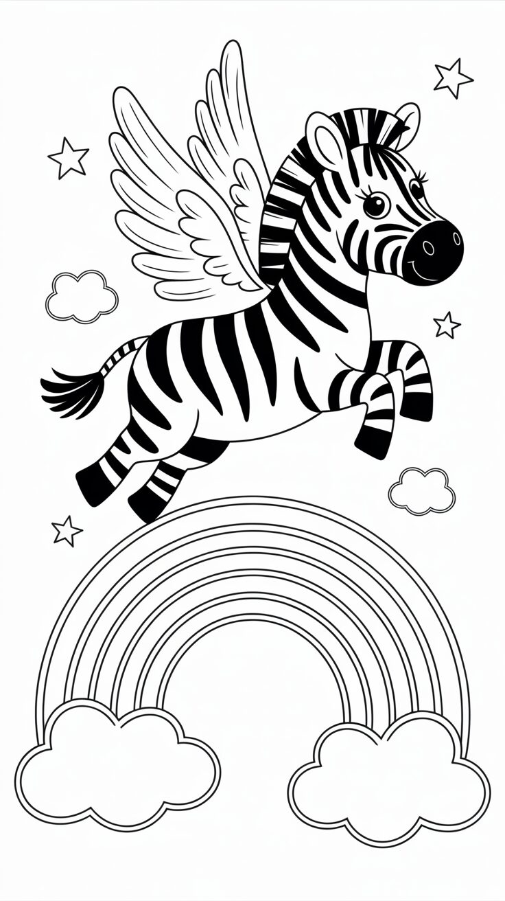 zebra strepen tekenen