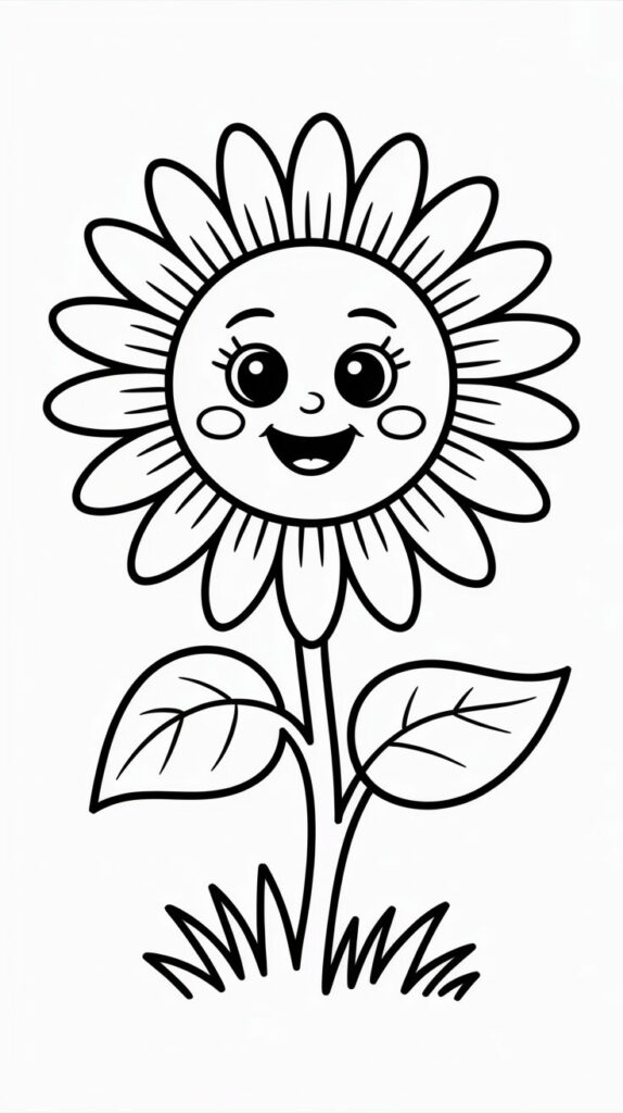 girassol van gogh para colorir