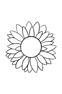 Coloriages de tournesols