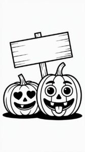 Télécharger gratuitement le coloriage de citrouille Jack-o-lantern.