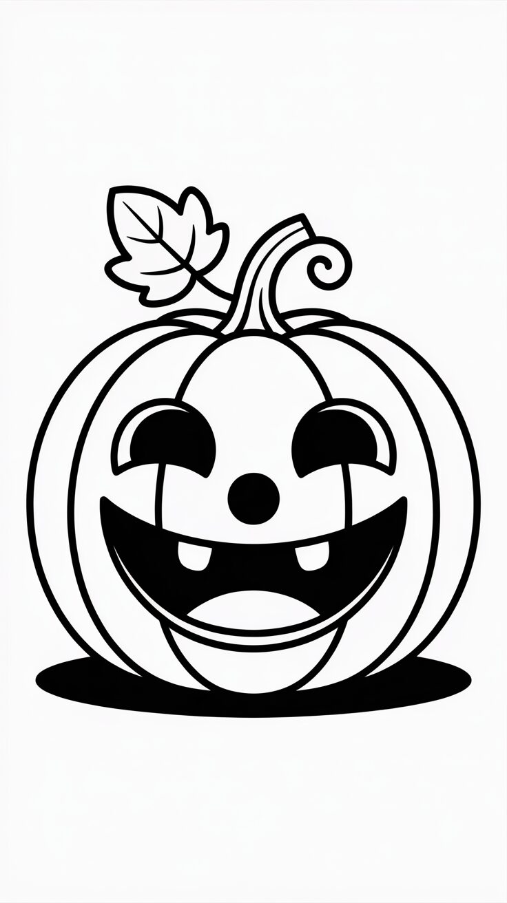 Gratis Jack-O’-Lantern Kleurplaten om te Printen