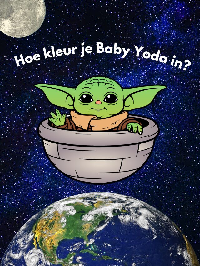 Hoe kleur je Baby Yoda in?
