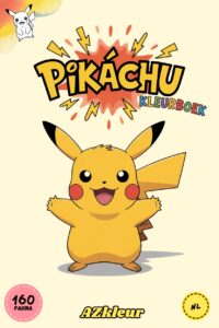 Pikachu kleurboek omslag