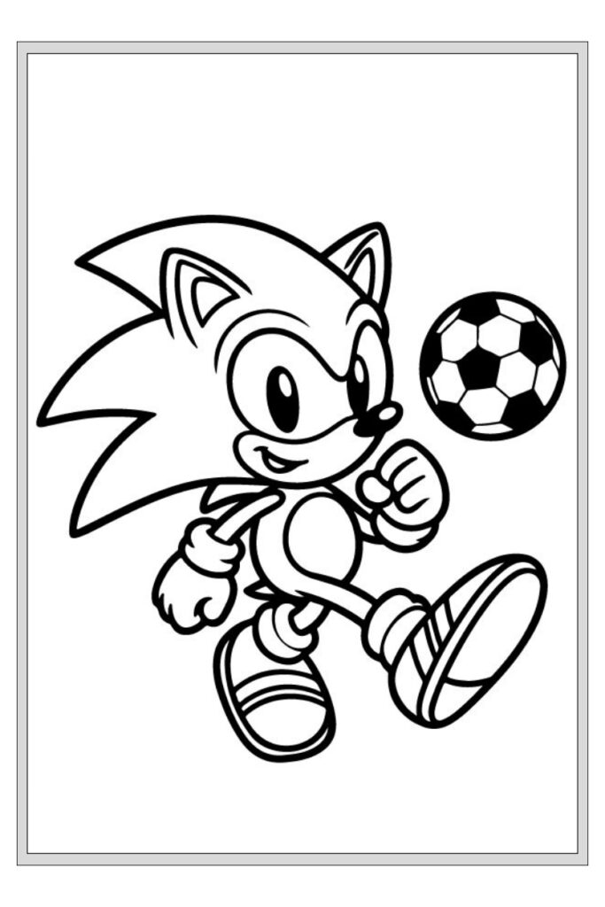 100 Pagina Sonic Kleurplaten
