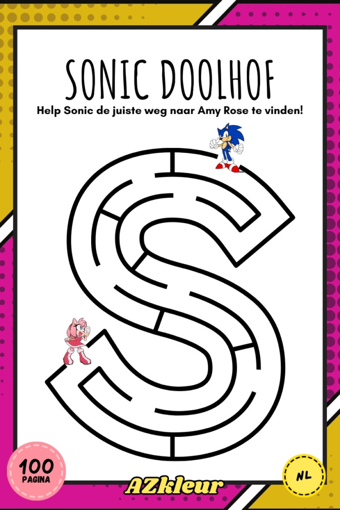 100 Pagina Sonic Kleurplaten