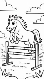 43 kostenlose Pferde-Ausmalbilder - PDF-Download
