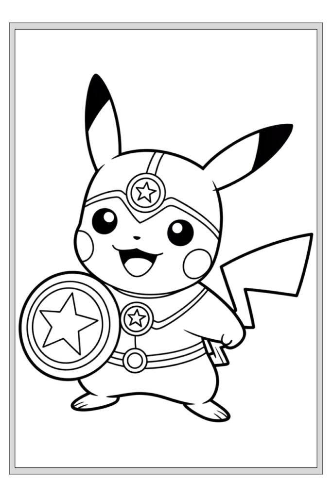 160 pagina Pikachu kleurplaten