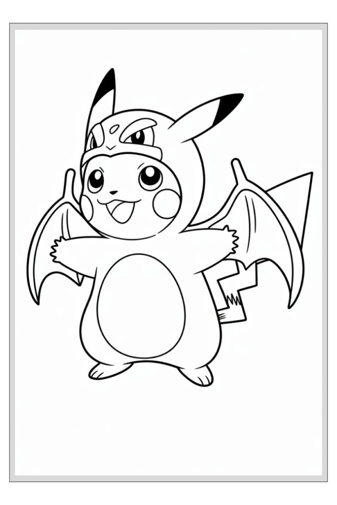 160 pagina Pikachu kleurplaten