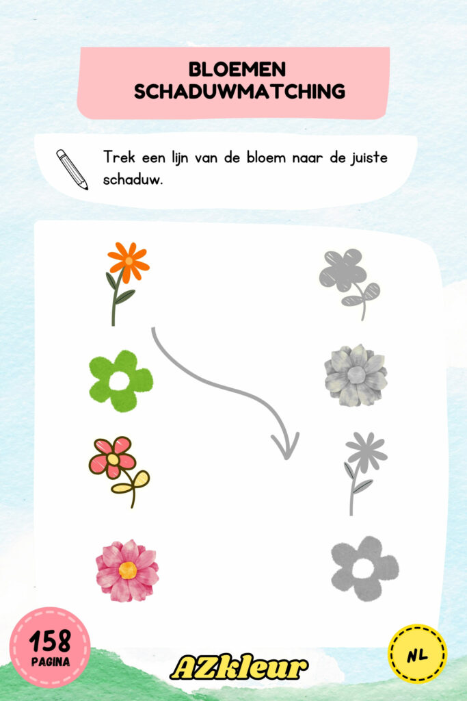 158 Pagina Bloemen Kleurplaten