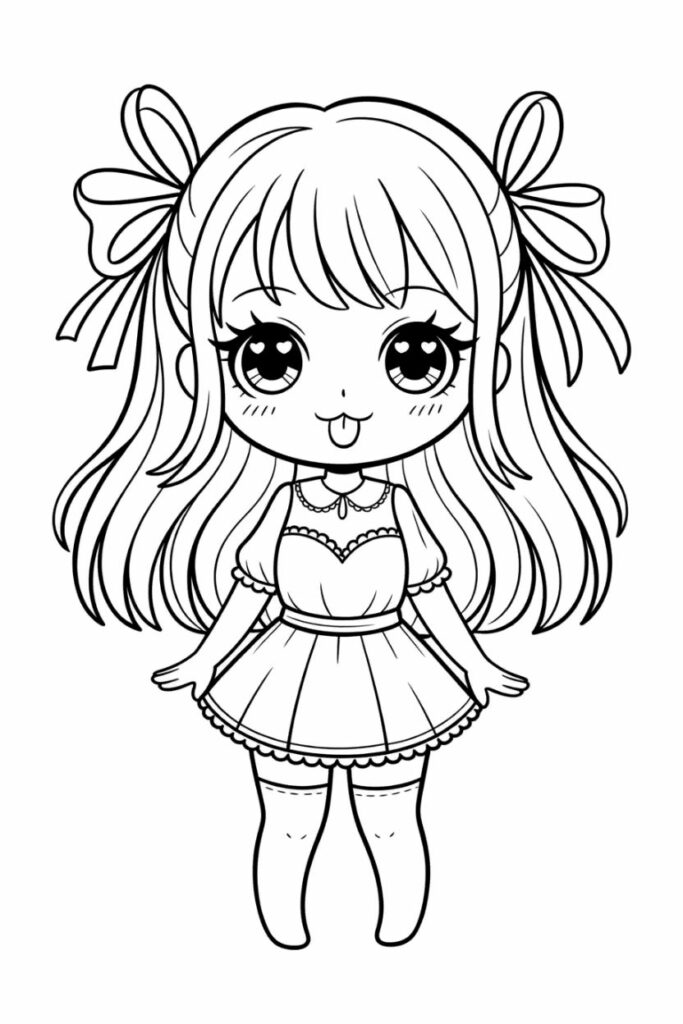 113 Pagina Kawaii Kleurplaten
